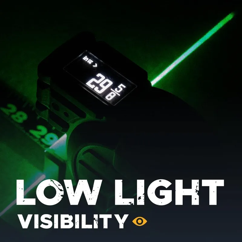 Metro a nastro digitale T1 Tomahawk - Strumento di misurazione professionale accurato, laser verde, misurazione condivisa su Bluetooth