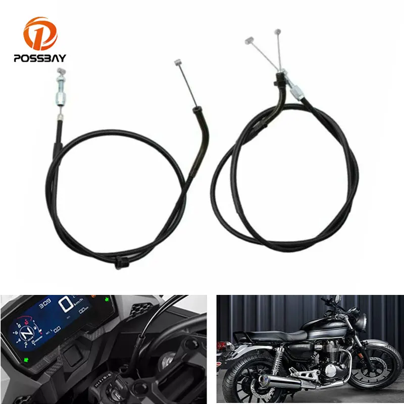 Accessori moto Push & Pull linea acceleratore cavo Set di cavi per Honda CB350 400 550 750L CL360 Shadow ACE Aero Sabre Spirit