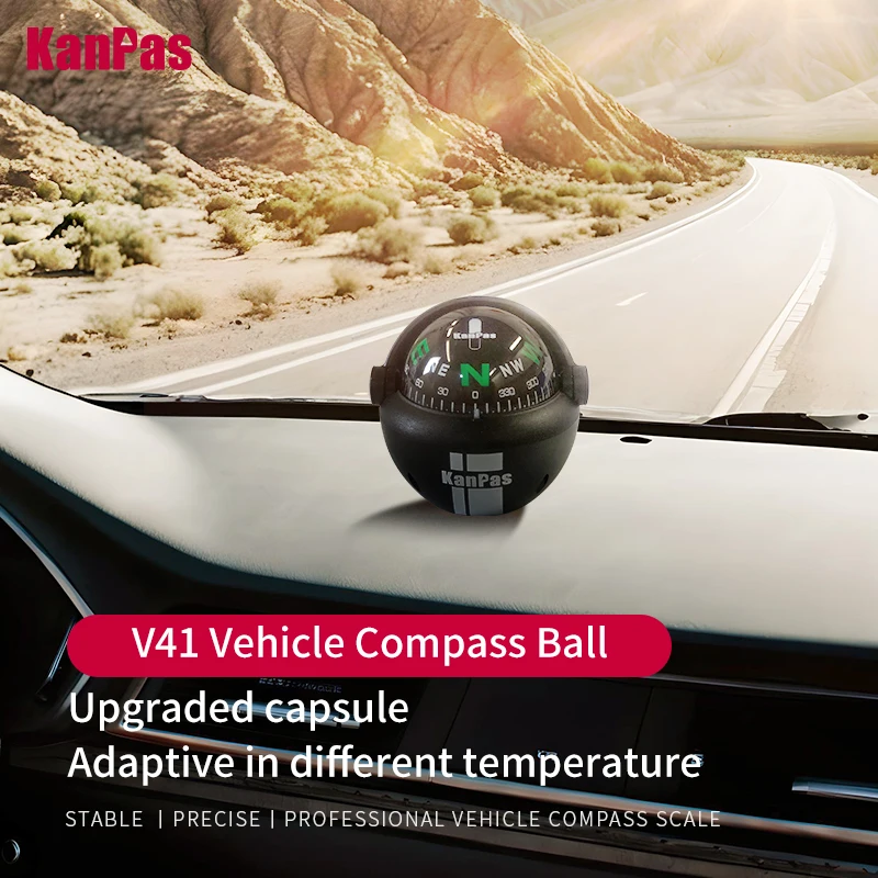 New!!KANPAS Vehicle Compass Ball/Upgraded capsule/compass for car / Dashboard compass ball / V-41