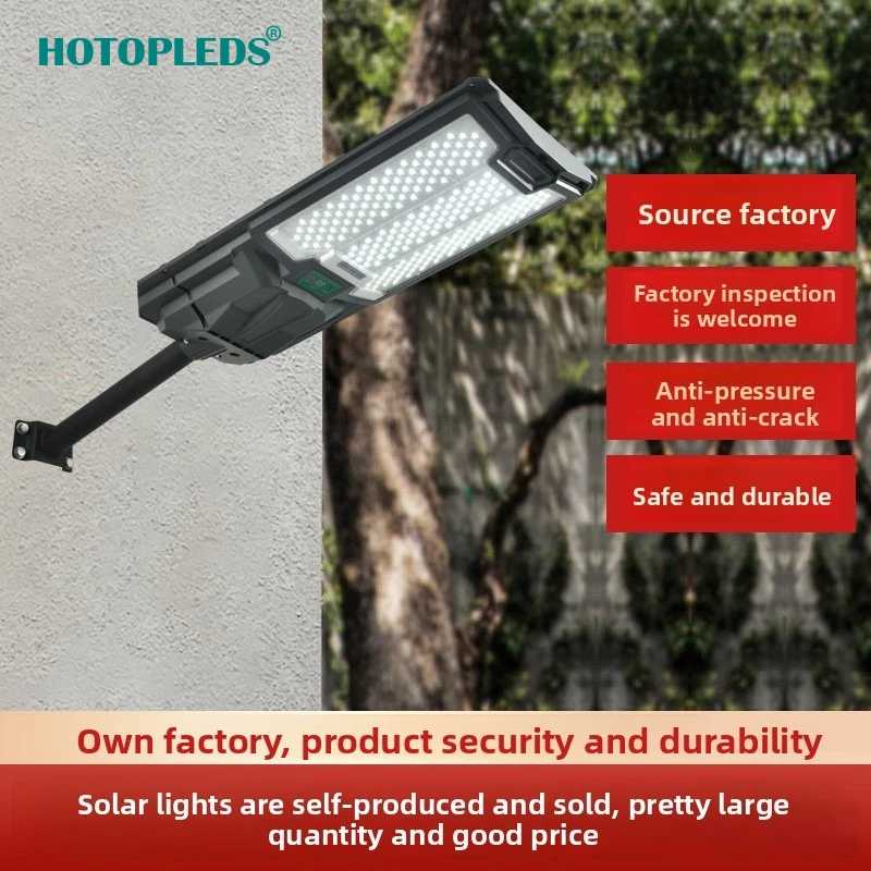

Integrated Solar Street Light 120w Remote Control Human Body Induction Light New Rural Road Lighting Spot