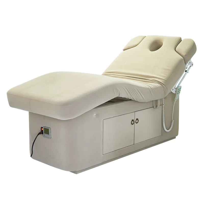 Hot sale beauty massage bed curve lash bed /adjustable massage bed /tattoo chair beauty bed white