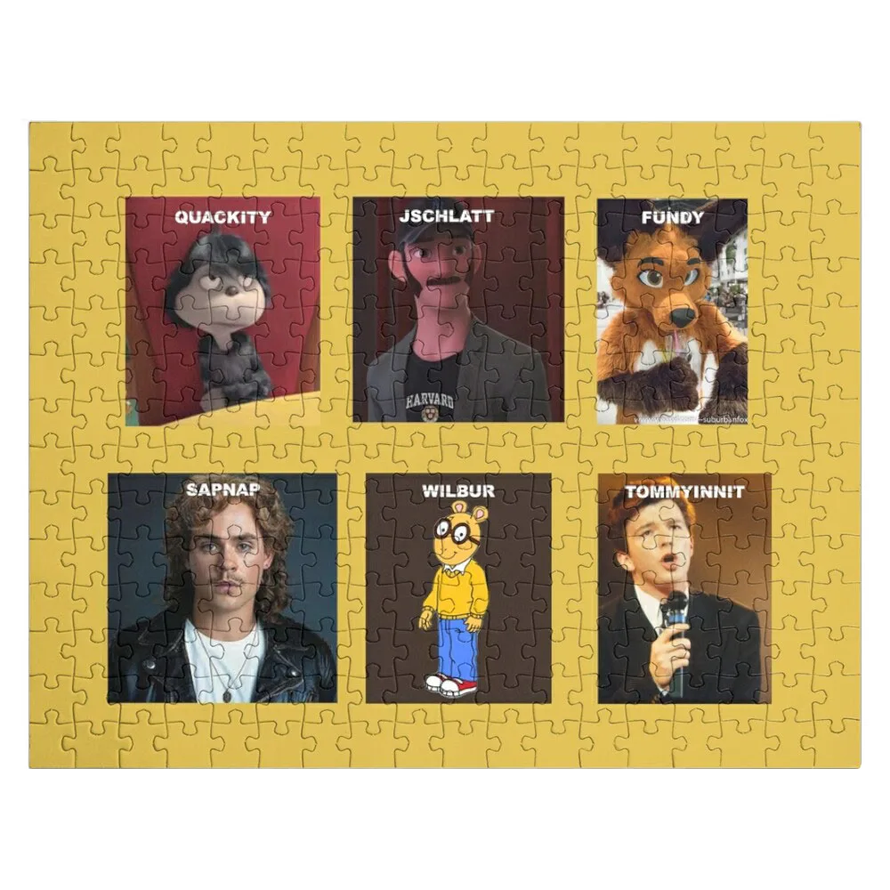 Dream SMP Lookalikes Jigsaw Puzzle Personalize Scale Motors Personalised Custom Jigsaw Puzzle