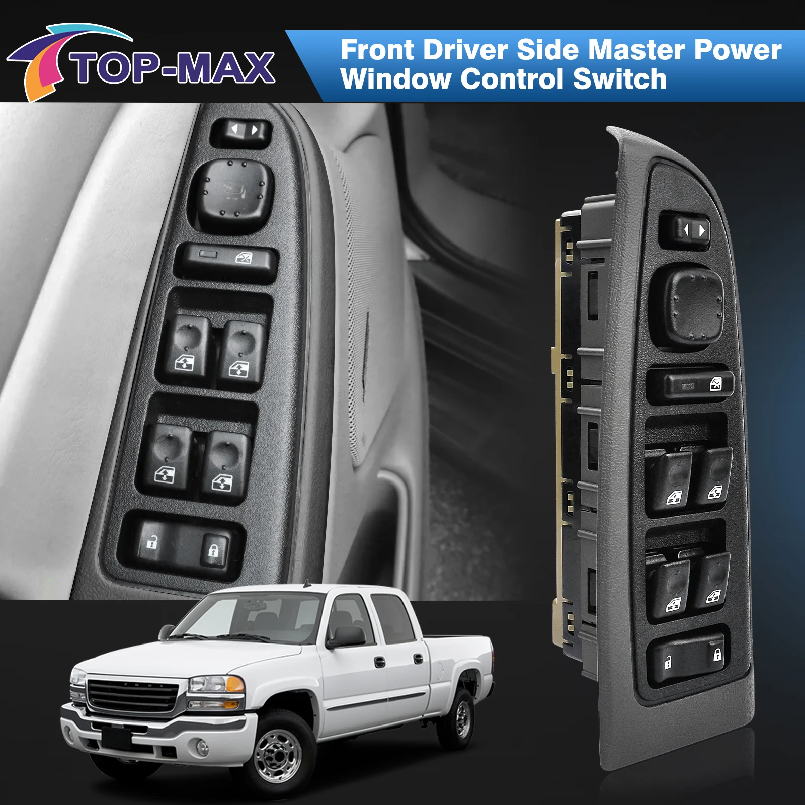 

15195303 Power Window Switch for Chevy Avalanche 2003-2007 15883323 901-953R 10398568 15125145