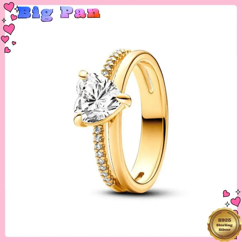 2025 New Queen Ring Eternal Ring Suitable For Original Valentine Day Jewelry Female Birthdays Weddings Gifts