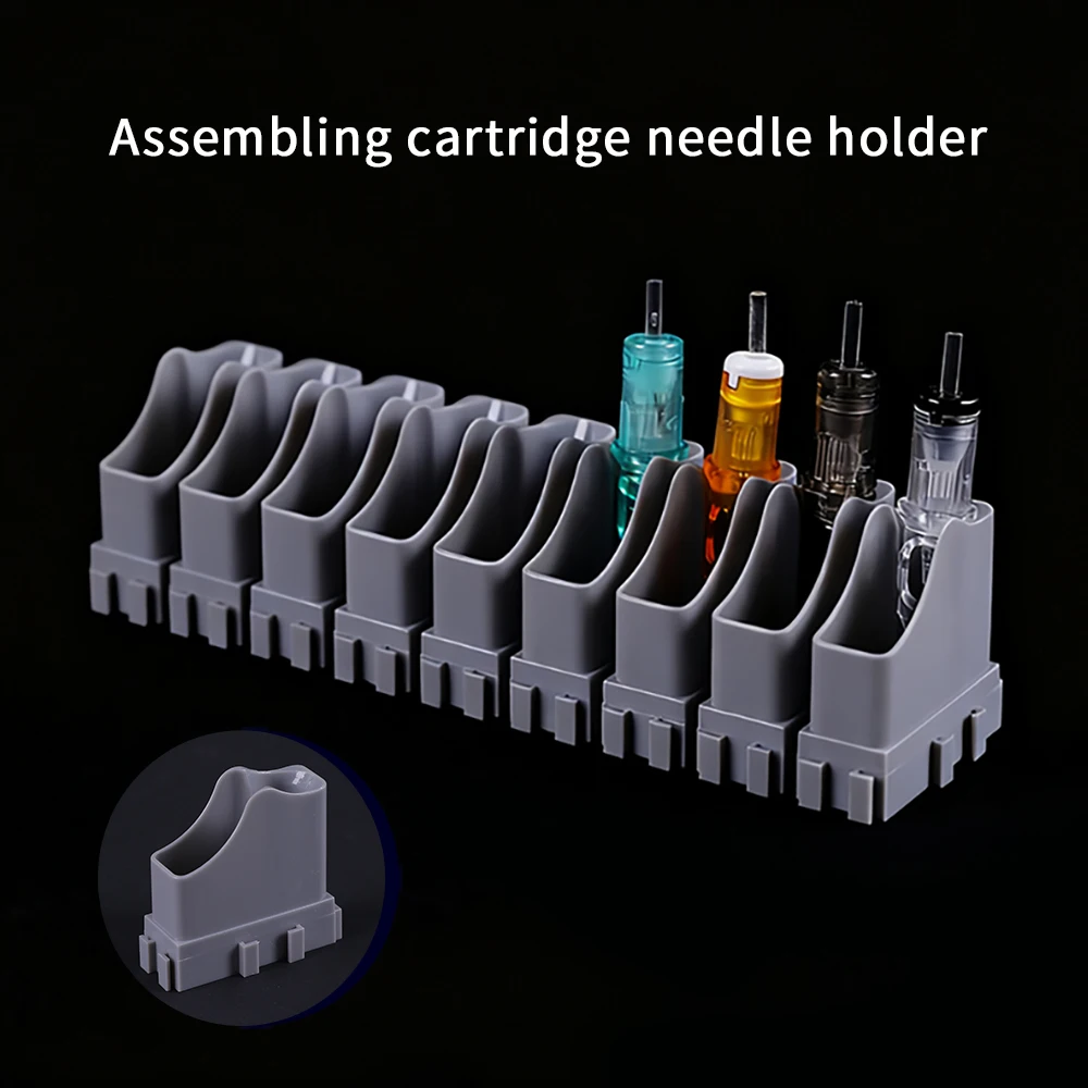 

YILONG Multi-Spliced Ink Cup Tattoo Cartridge Holder ABS Tattoo Artist Desktop Storage Combinations Rack Tattoo Accessories