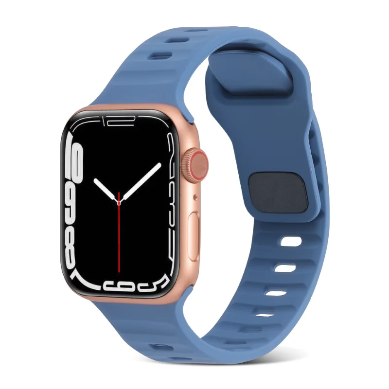 Silicone Strap For Apple Watch Band 44mm 45mm 42mm 40mm Sport Band Watchband Bracelet Iwatch Serise 8 7 6 5 4 Se Ultra Band 49mm