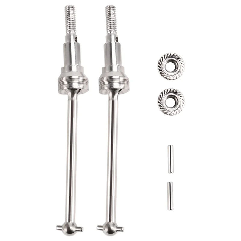 

DELAM-HBX 16889A 16889 16890 16890A SG1601 RC Car Spare Parts M16105 Upgrade Metal Front Drive Shaft Metal Front CAD Shafts