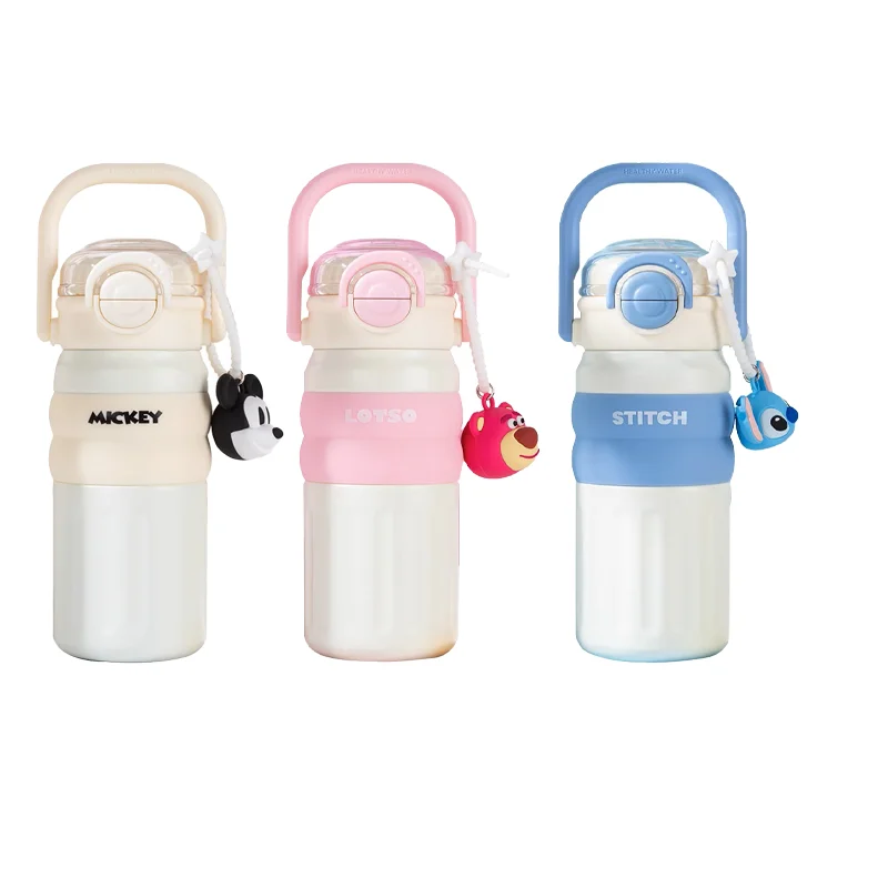 

470ml Disney Co-Branded Children's Stitch Insulated Cup Double Drinking Cup 316 Student Specific Large Capacity Easy To Carry