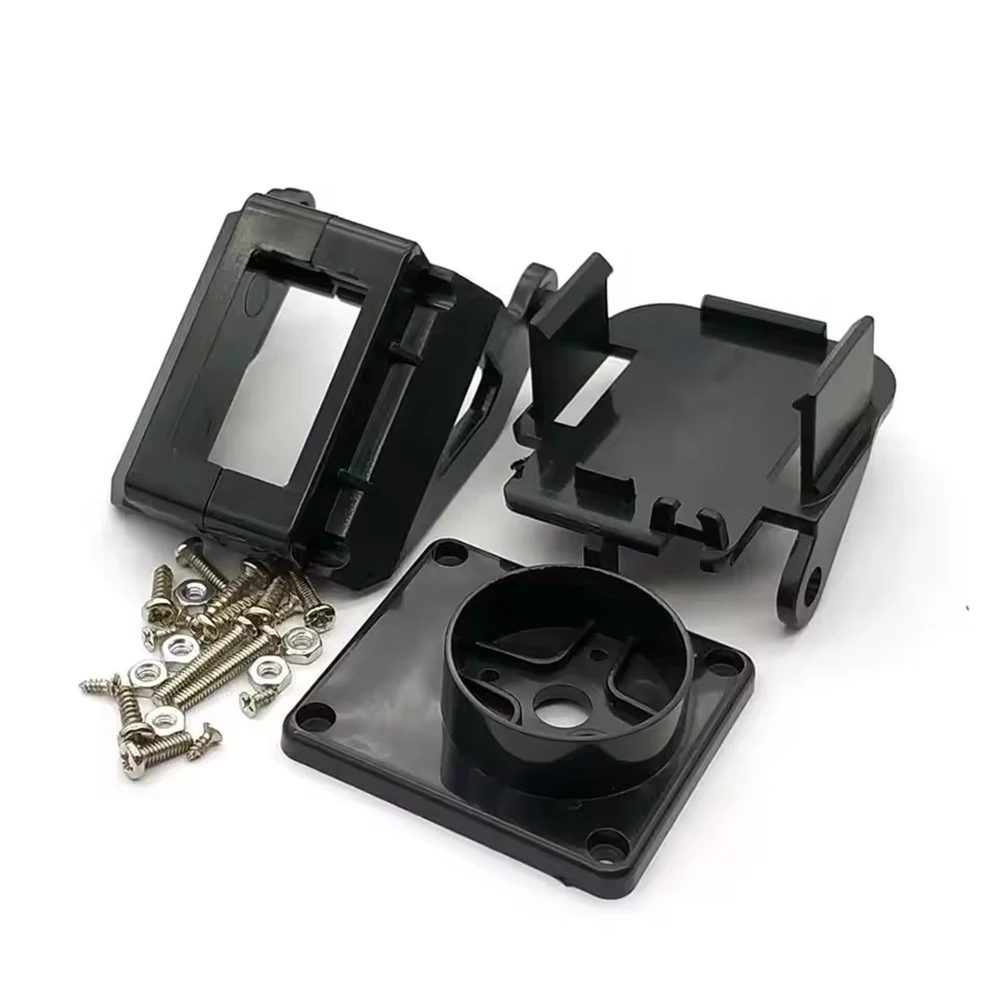 1/2 Stück Servo-Halterung PT Schwenk-/Neigbare Kameraplattform Anti-Vibrations-Kamerahalterung für Flugzeuge FPV Spezielles Nylon PTZ für 9G SG90 – Detail 2