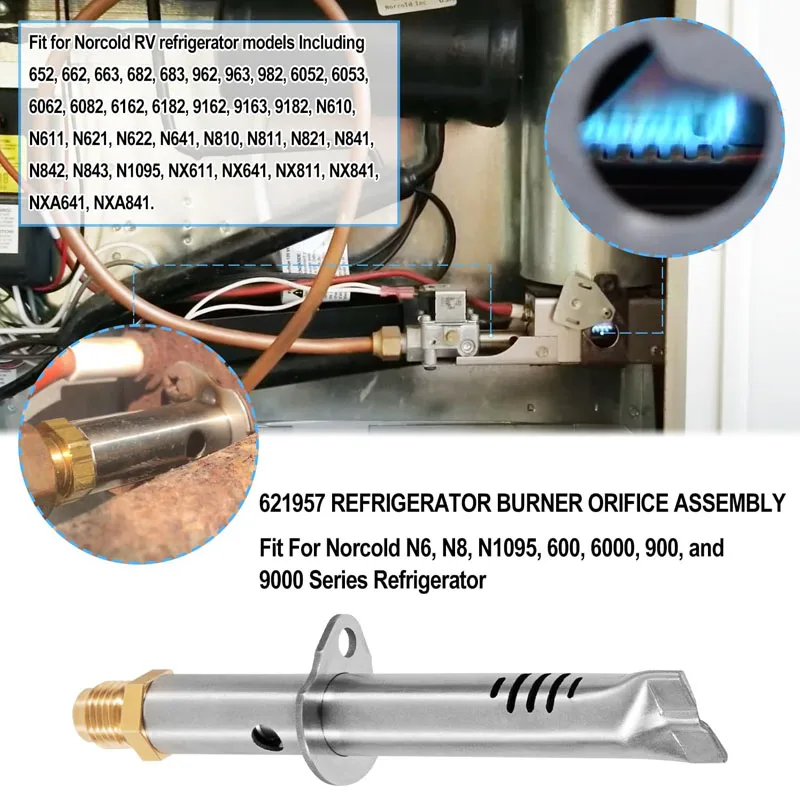 Imagem -02 - Frigorífico Burner Orifice Kit Fit para Norcold N1095 N61x N62x N64x N81x N82x N84x Series rv Frigorífico