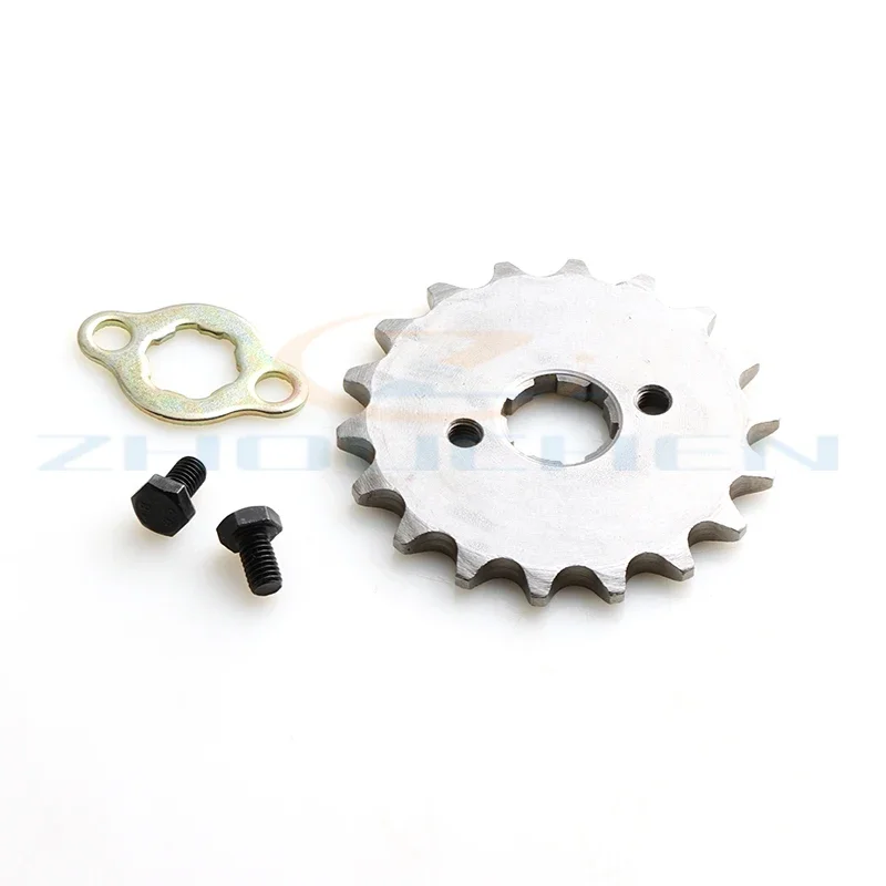 420 420H Chain 17mm 20mm 19Teeth Front Engine Sprockets For Taotao Kayo BSE Xmotos Apollo SSR 110 125cc Dirt Pit Bike ATV Quad