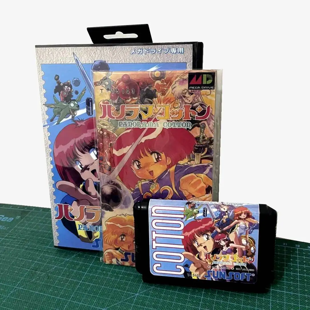

Новинка: Карта с играми Panorama Cotton (16 бит) в коробке с инструкцией для Sega Mega Drive/Genesis
