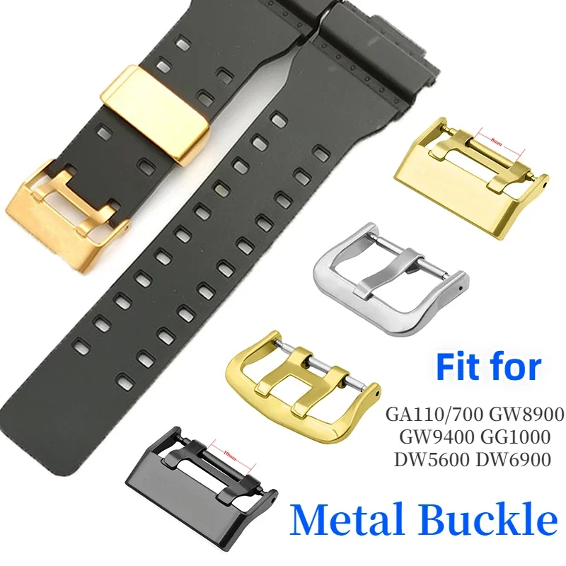 Metal Buckle for Casio GA110/700 DW5600/6900 Watch Acessories Metal Clasp 19/21/22mm Pin Buckles Bracelet Acessories