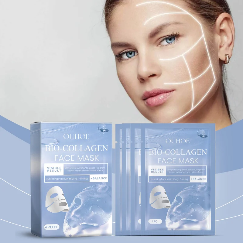 

Collagen Facial Mask Set - Nourishing, Hydrating, Moisturizing, Anti-Wrinkle, Reducing Fine Lines, Brightening Skin