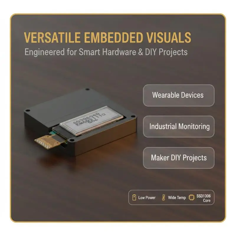 0.91 Inch 15PIN SPI White IPS OLED Display Module 128x32 SSD1306 Driver for IoT Prototype Development Testing