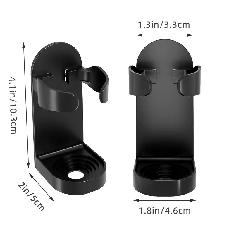 2Pcs/Set Shaver Rack Electric Toothbrush Holder Bathroom Men Razor Beauty Equipment Storage Holder Self-Adhesive Hook