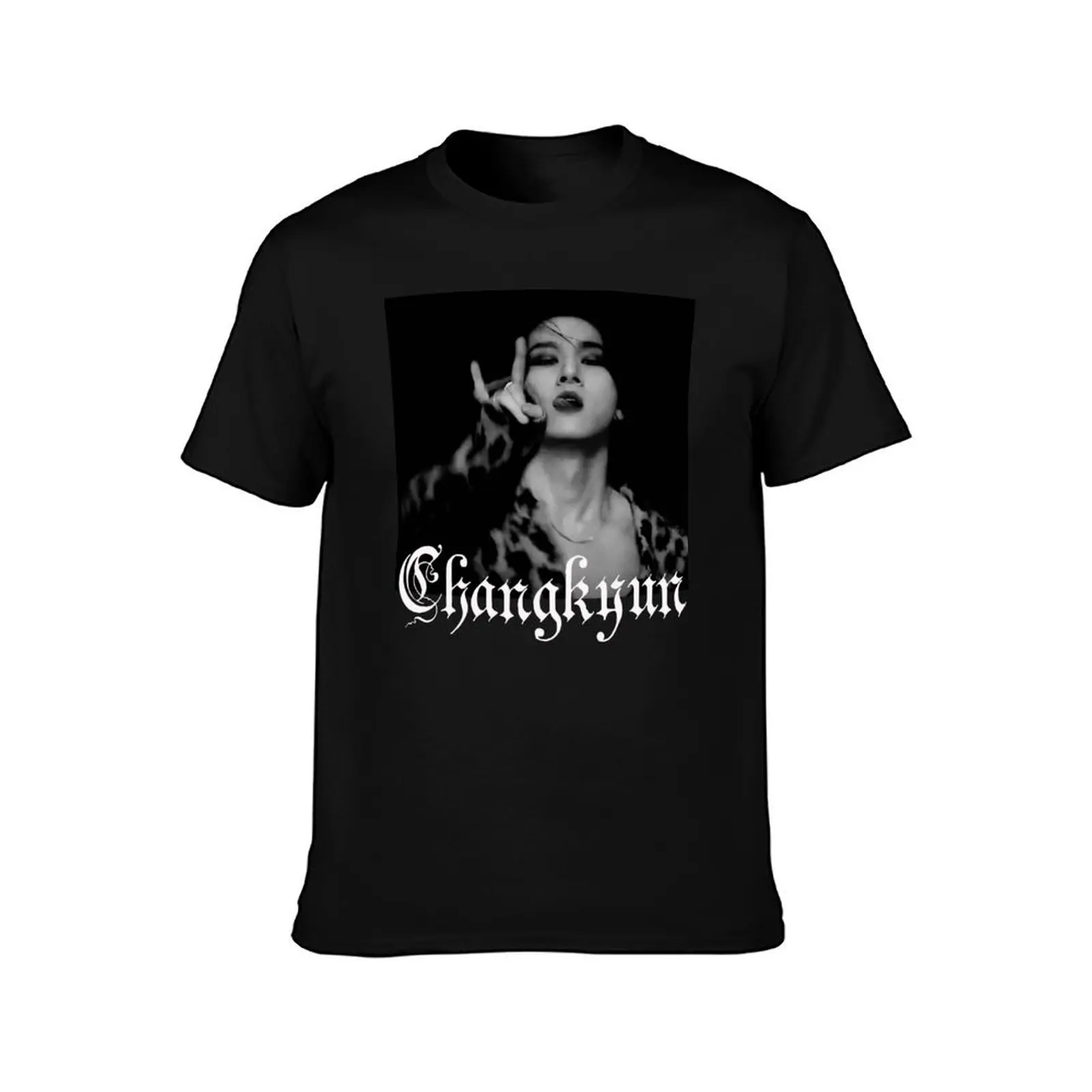Changkyun Monsta X T-Shirt cotton t shirts man 100% T-Shirt