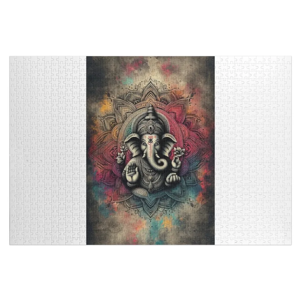 

Lord Ganesha Jigsaw Puzzle Customized Gifts For Kids Personalized Toys Customized Photo Wooden Name Custom Personalized Puzzle
