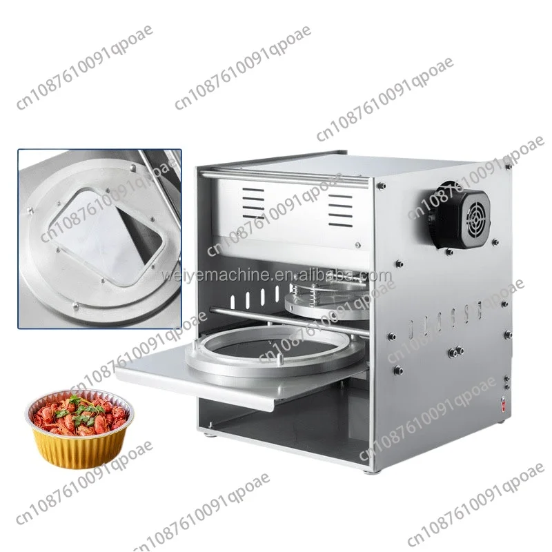 Commercial Sealing Machine for Bowls and Lunch Boxes for Food Industry Plastic Container Packaging Equipment Automatic Vacuum