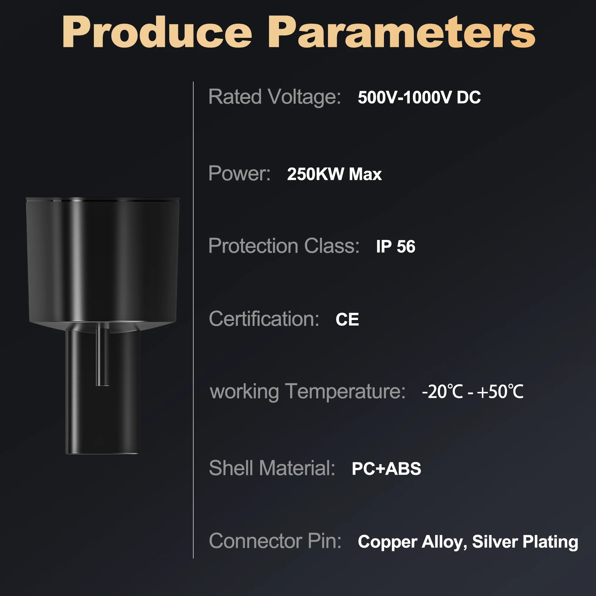 Feyree CCS1 a TS-NACS adattatore per Tesla Model 3,Y, S e X - NACS solo-ricarica rapida NACS con caricabatterie CCS1 CCS1 Combo