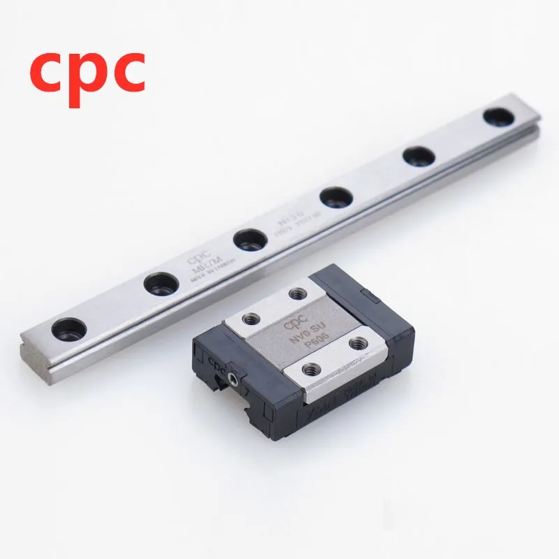 Taiwan CPC Stainless Steel Linear Motion Carriage Block MR9MN MR12MN MR15MN MR9WN MR12WN MR9ML MR12ML ARC15MN Guide Slider