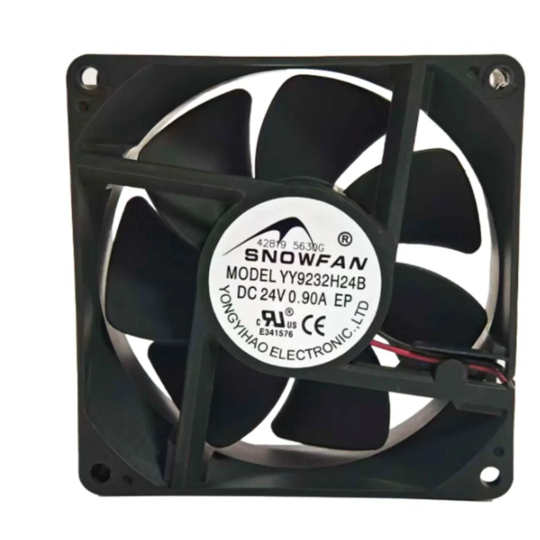 SNOWFAN YY9232H24B DC 24V 0.90A 92x92x32mm 2-Wire Server Cooling Fan