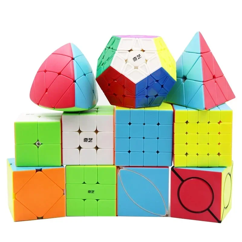 

QiYi 2x2 3x3 4x4 Alien Magic Cube Maple Leaf Pyramid Dumplings SQ1 and Other Educational Early Learning Toys