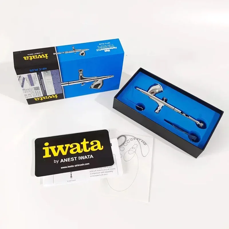 IWOTA-Pluma pulverizadora neumática de doble acción, herramienta modelo, tipos de herramientas de pulverización, Japón, UE, EE. UU., pintura automotriz, HP-CP, modelo, 0,3 m