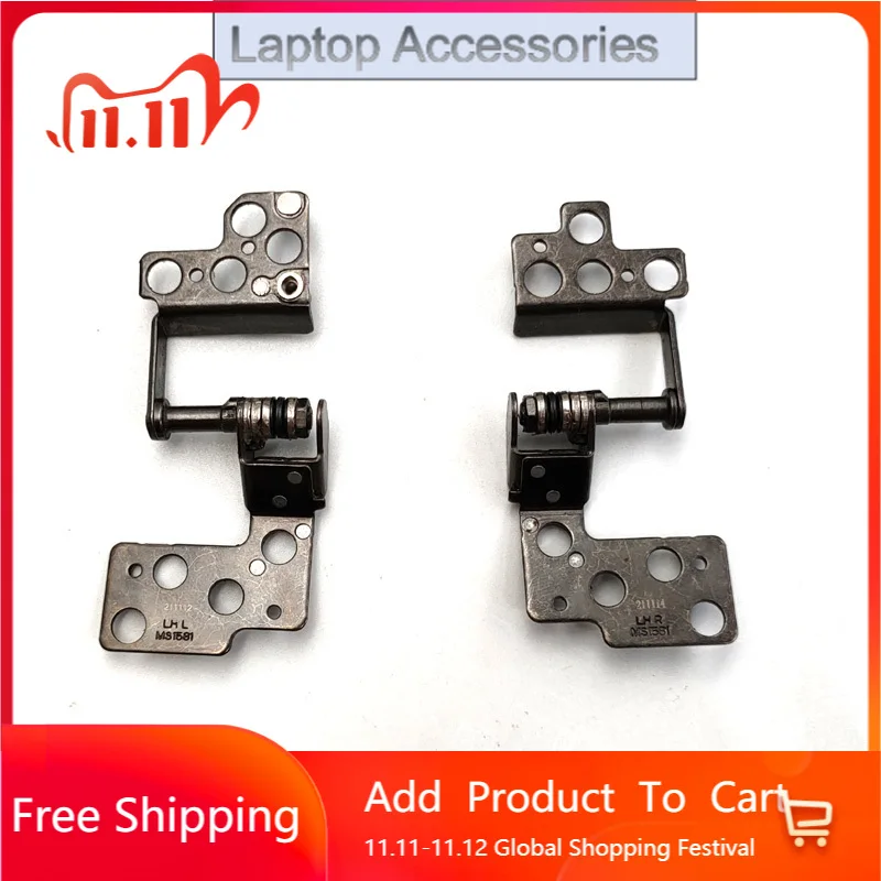 

F New For MSI Katana GF66 11SC 11UC 11UE 11UD 11UG Pulse GL66 MS-1581 Laptop LCD Screen Hinges Set L & R