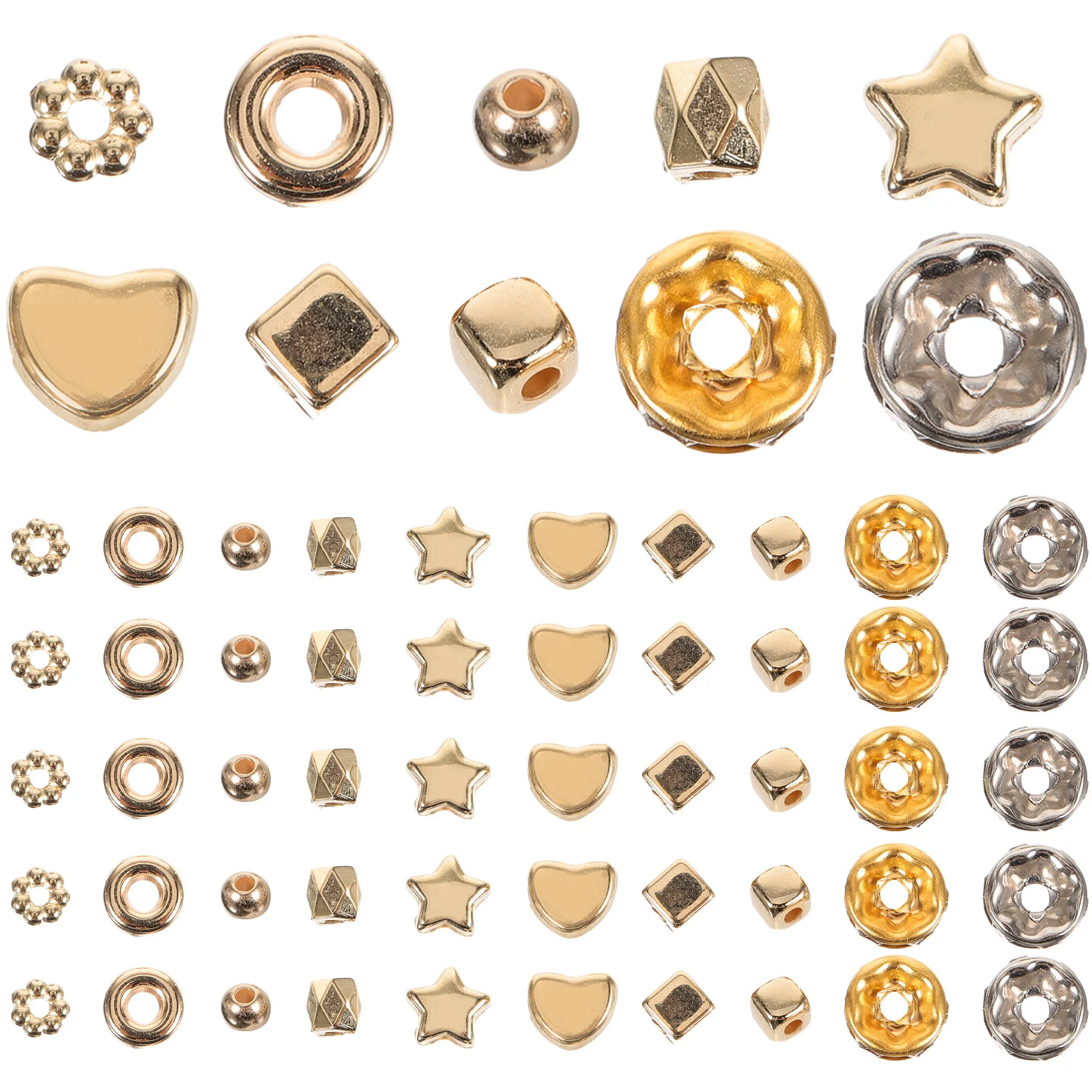 

1240Pcs DIY Bracelet Beads Spacer Beads Necklace Making Jewelry Kits Charms Beading Kits Beaded Necklace Kit Bead Bracelet Kit