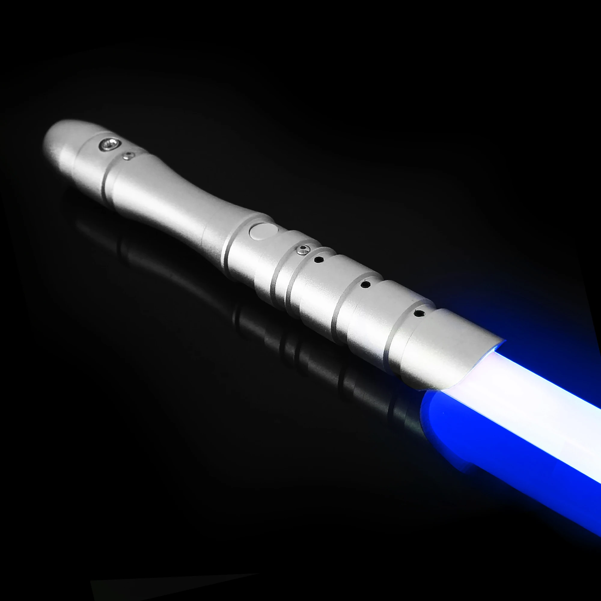 PHS Lightsaber Heavy Dueling, Rechargeable Metal Cosplay Light saber, Loud Sound for Adults ,Kids Toys（ Single Color Series)