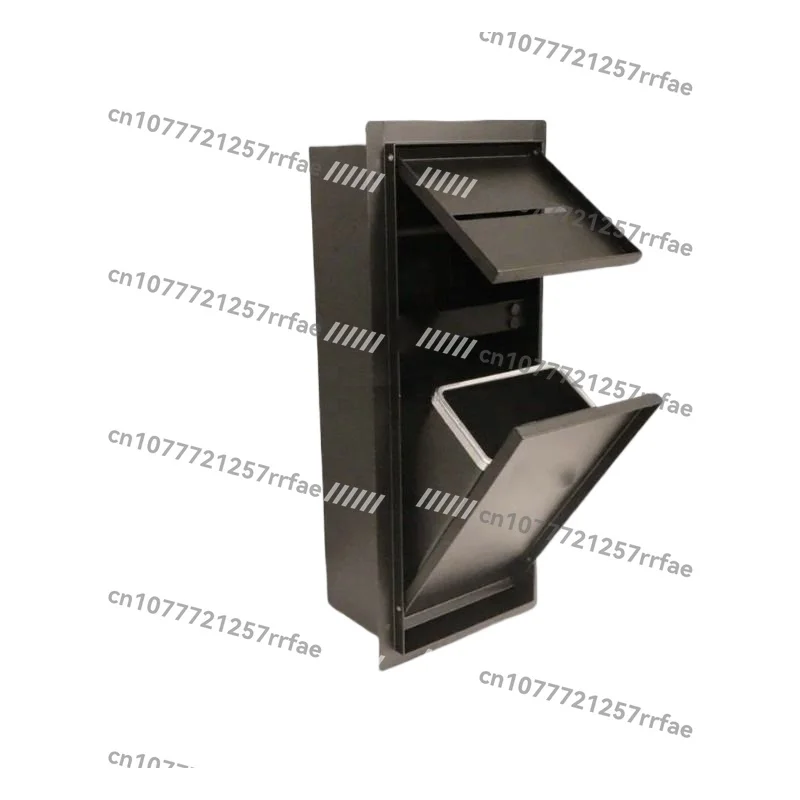 

Stainless Steel Recessed Wall Shower Niche Shower Rack Storage Hotel Hidden Trash Bin Recessed Trash Can Niche