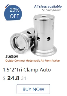 Korrosionsbeständiges 304-SS-Sanitär-Atemschutzgerät (Set/Einzelkartusche) – 2,5"/5" Tri-Clamp für hygienische Wasser-/Aufbewahrungstanks – Detail 3