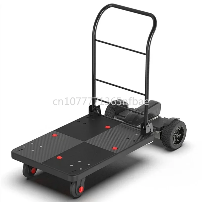 Purchase food express goods warehouse handcart, small motion sensing electric handcart