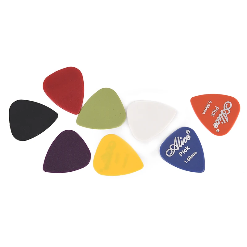 30/50 Pcs ABS Resin Frosted Guitar Plectrums Acoustic Music Guitar Picks Finger Paddle Multiple Thickness Boxed