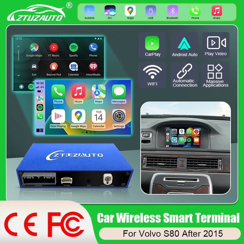 Wireless CarPlay for Volvo S80 2015 7