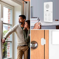 Hot! Tuya Wifi Smart Alarm System 433M Burglar Security Alarm Host Smart Life App Control Wireless Home Alarm Kit Protection