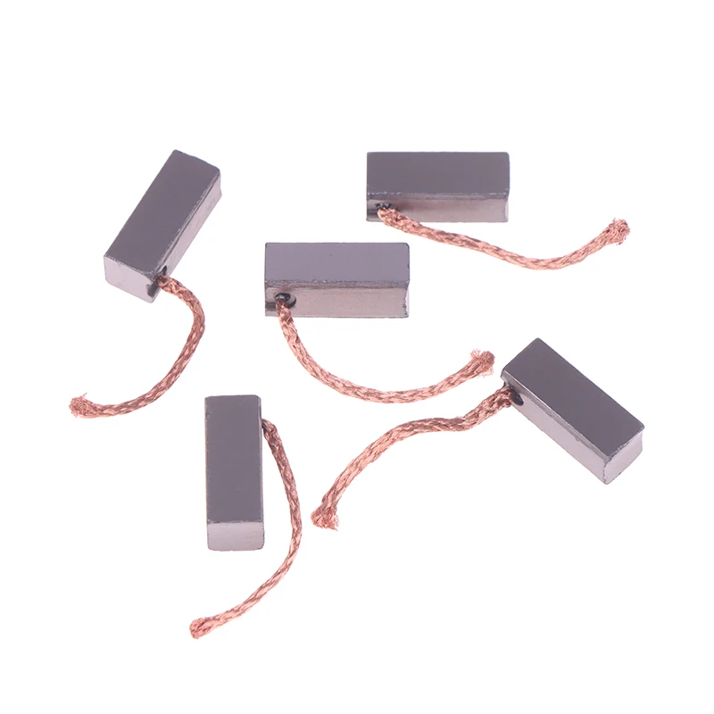 5Pcs 8*8*20mm Carbon Brush Automobile Heater Blower Fan Air-blower Electric Motor Brush Replace Tools