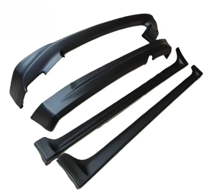

Wholesale 4pcs PP full body kit lip gloss for water 2014 front and rear bumpers 2pcs side skirt external accessories