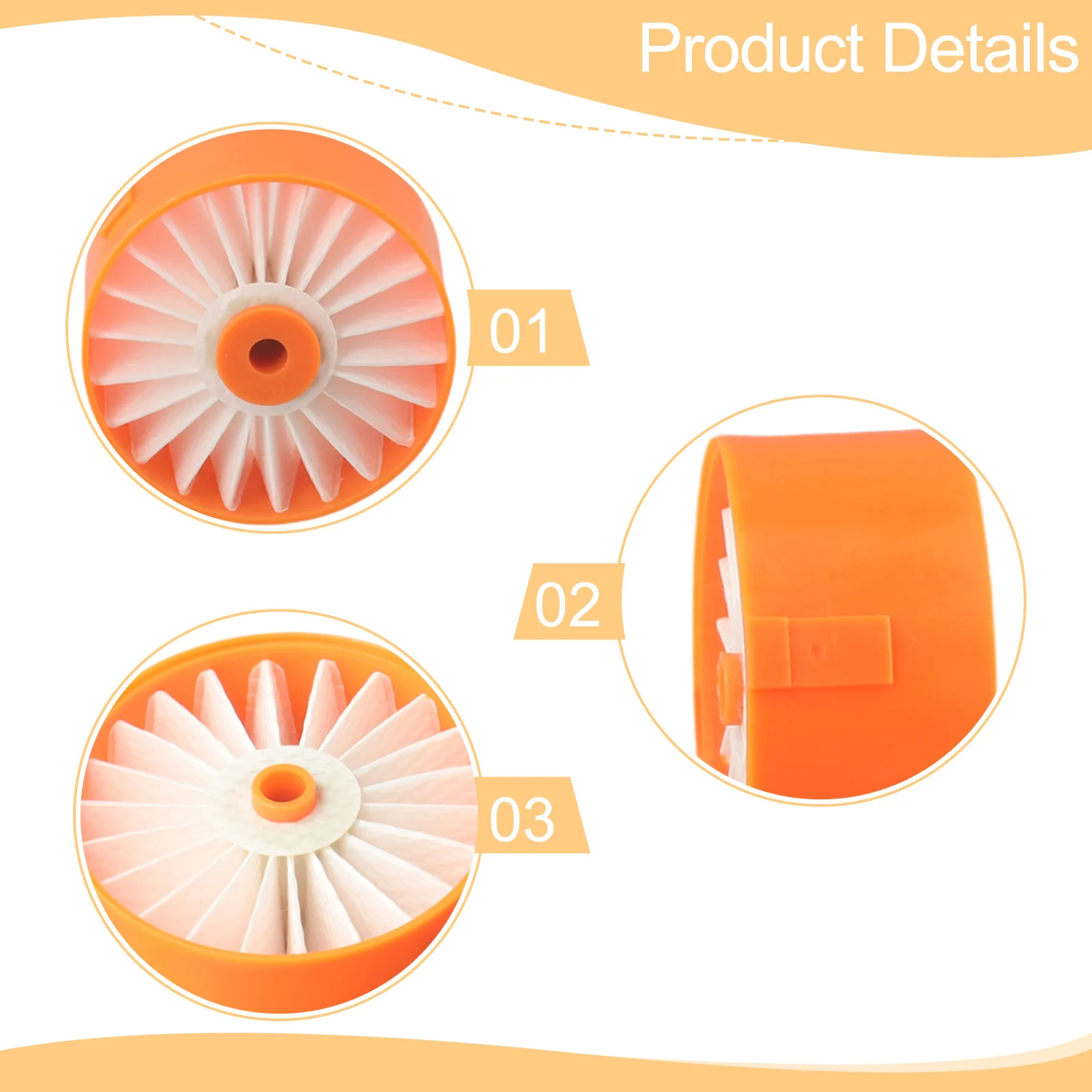 

"Enjoy Optimal Cleaning Performance with 3 Pack Filter Element for BLACK DECKER BSV2020 Wireless Vacuum Cleaner"