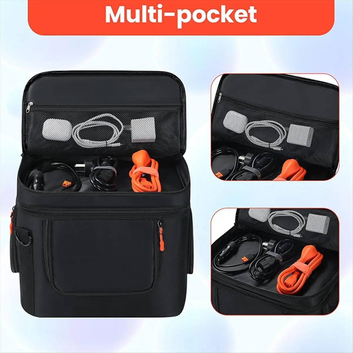 SCLS Carrying Bag for Explorer 1000 V2,Power Station Storage Case with Waterproof Bottom and Side Zipper