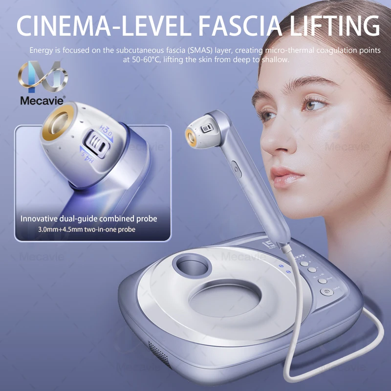 Nieuw anti-verouderingsapparaat voor thuisgebruik voor het verstevigen van het gezicht, verminderen van rimpels, kraaienpootjes in de ogen en nasolabiale plooien