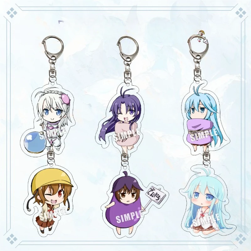 Niwa Makoto Fujiwara Alice Mifune Nagako Popular Anime Two-dimensional Peripheral Transparent Acrylic Keychain Backpack Pendant