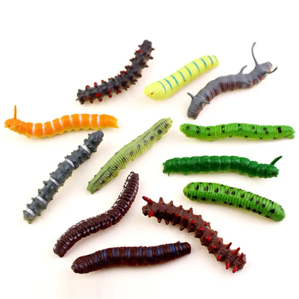 

Jokes Gags Insect Animals Fool's Day Props Fake Caterpillar Twisty Worm Toy Caterpillar Insect Toys Educational Trick Toy