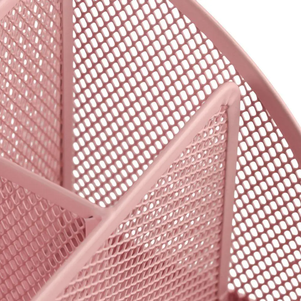 

Креативный многофункциональный органайзер для ручек с 6 отделениями, настольный офисный органайзер из металлической сетки с 1 выдвижным ящиком для хранения мелочей