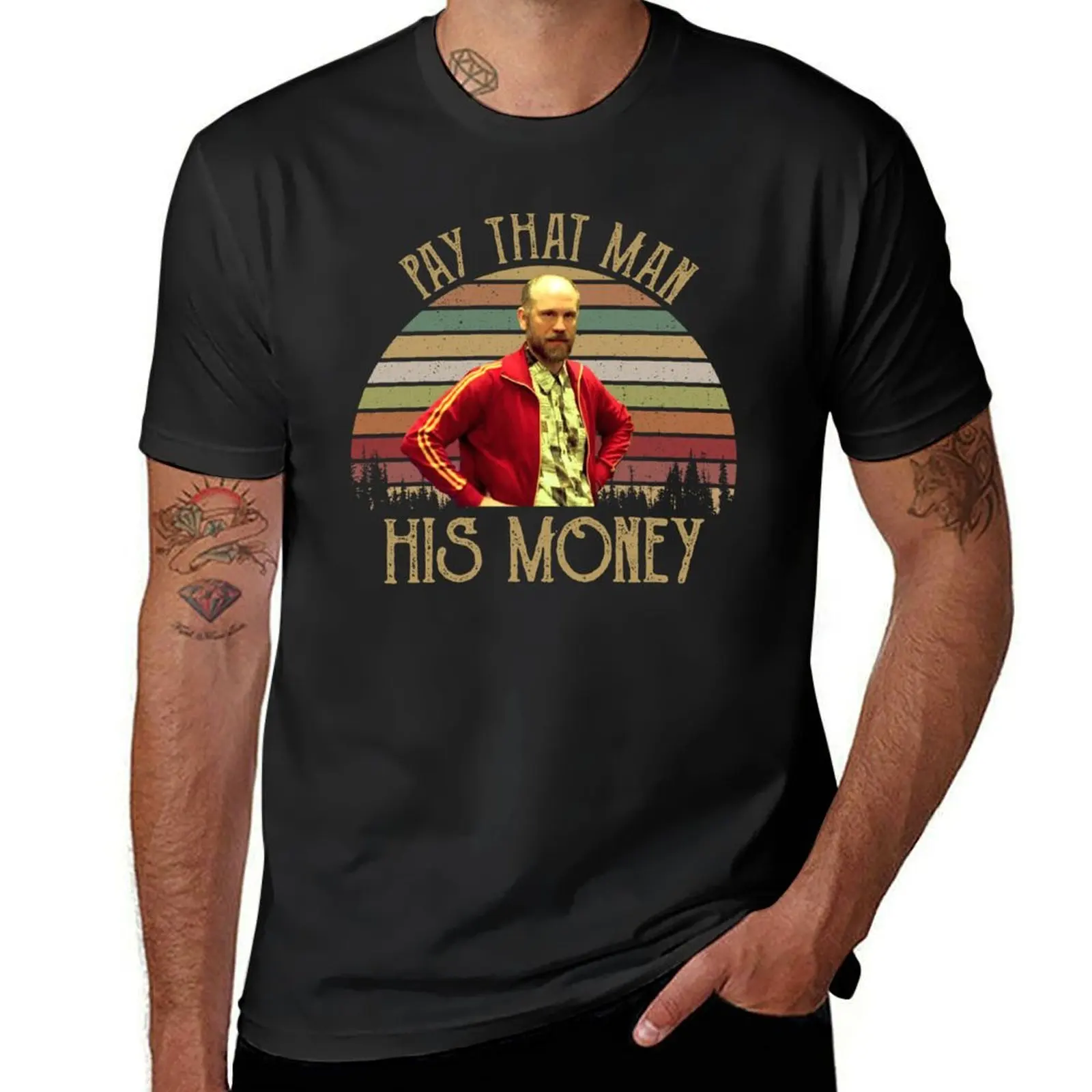 Pay That Man His Money Retro Vintage Shirt, Birthday Gift T-Shirt, Teddy Kgb T-Shirt heavyweights mens t shirts