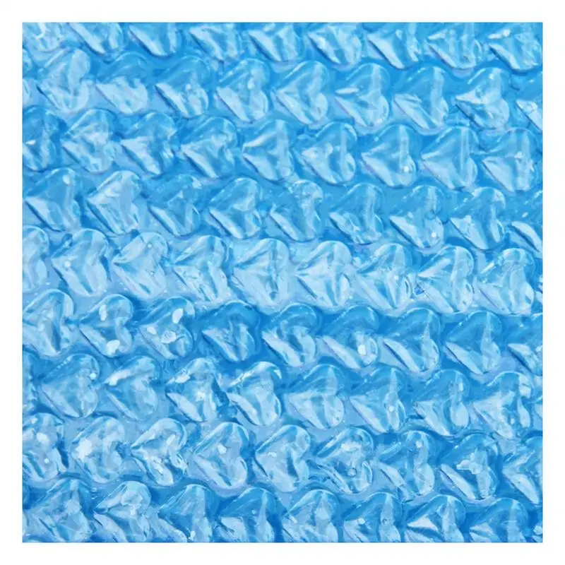 Solar Aboveground Pool Cover PE rectangle Swimming Pool Heat Insulation Blanket Cover Heart-Shaped Air Bubbles Thermal Blanket
