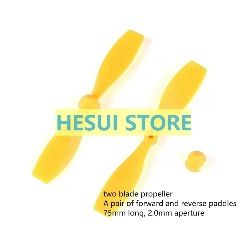 Two/three/four blade propeller, forward and reverse propeller, fixed wing, toy motor motor accessories, aperture 2.0mm