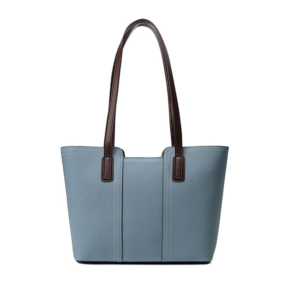 

Женская сумка Zency A4 из натуральной кожи, женская рабочая сумка-тоут, большая вместительная сумка