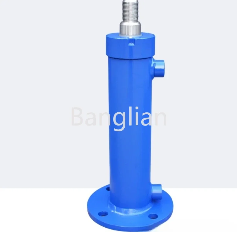 Hydraulic Cylinder Bi-directional Lifting Small Flange Bore 63 Wood Splitting and Baling Machine Accessories, 5-ton